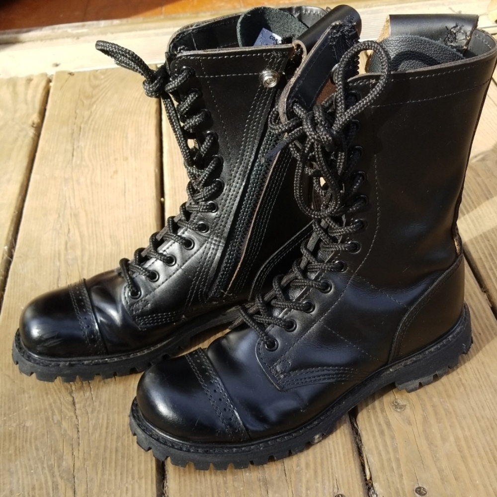 Corcoran 10 Inch Leather Tactical Boot with Zipper
